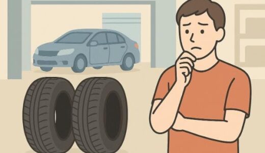 タイヤは2本だけ交換して大丈夫？新品は前輪後輪のどっちに装着すべき？