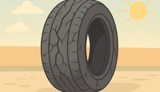 タイヤがひび割れしやすいメーカーはどこ？ひび割れの原因と防ぐ方法も