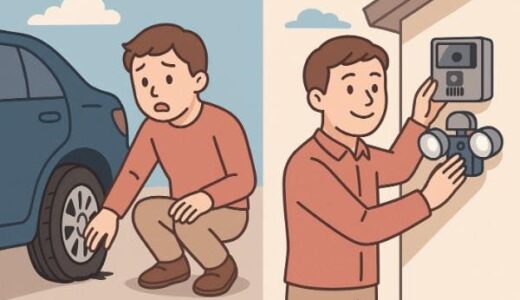 タイヤパンクのイタズラ被害を未然に防ぐための具体的な対策（再発防止策）