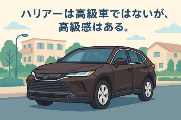 ハリアーは高級車ではなく高級感のある車