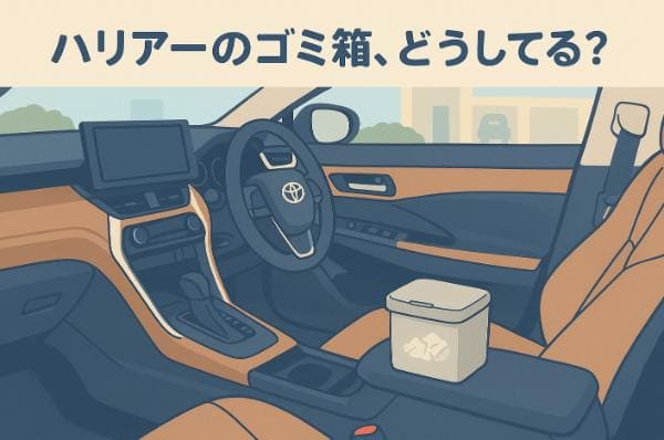 ハリアーのゴミ箱どうしてる