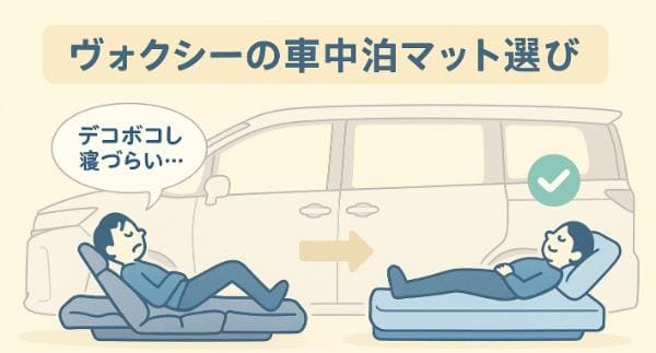 ヴォクシー車中泊マット