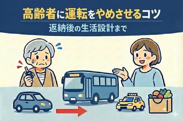 高齢者に運転をやめさせる