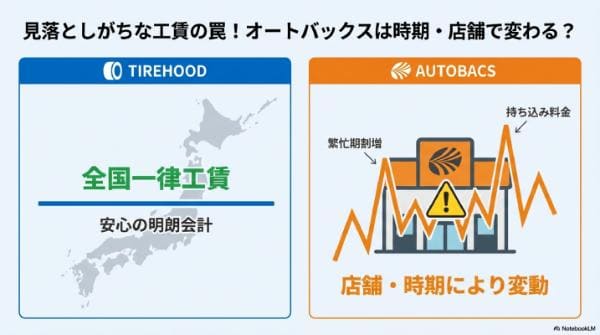見落としがちな工賃の罠!オートバックスは時期・店舗で変わる?
