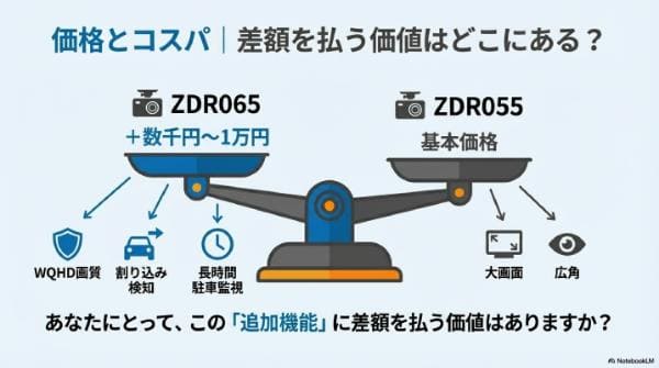 価格とコスパ|「安い方」ではなく「差額にお金を払う価値があるか」で決める
