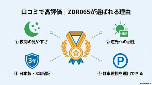口コミで高評価｜ZDR065が選ばれる理由
