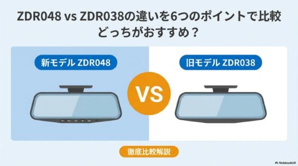 ZDR048 ZDR038 違い