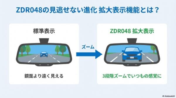 ZDR048の見逃せない進化！拡大表示機能とは？