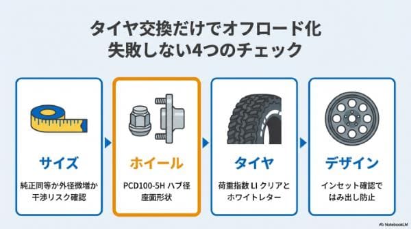 初心者向け｜新型シエンタをタイヤ交換だけでオフロード化するサイズ選び