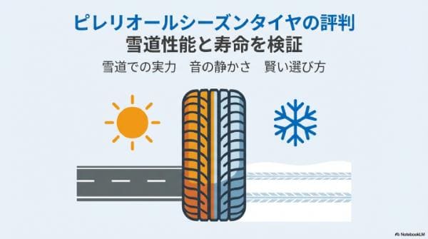 ピレリオールシーズンタイヤの評判！雪道性能と寿命を検証