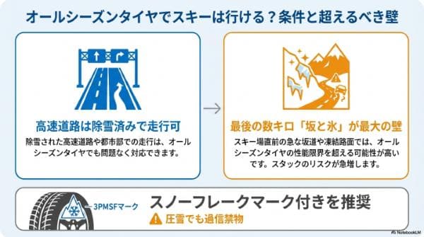オールシーズンタイヤでスキーに行く前に！知っておくべき知識