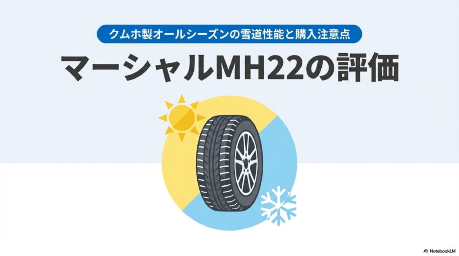 マーシャルMH22の評価！クムホ製オールシーズンの雪道性能と購入注意点