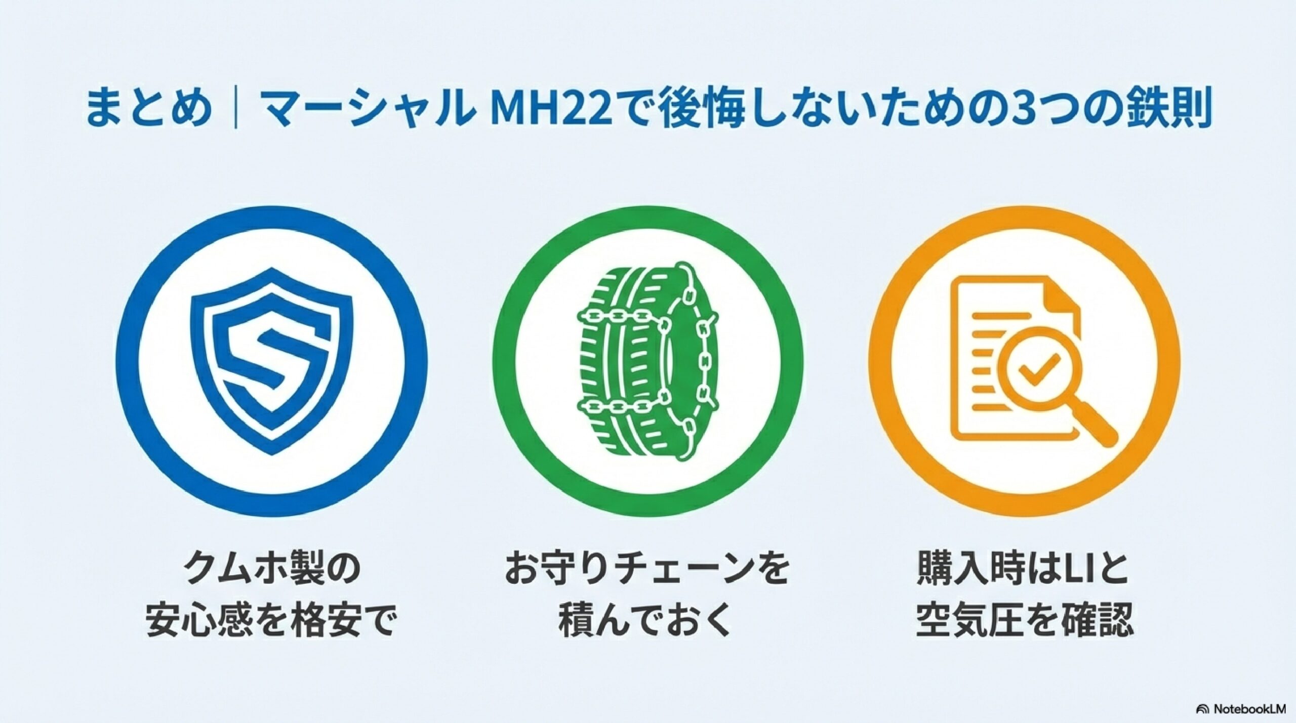 まとめ｜マーシャル MH22で後悔しないための3つの鉄則